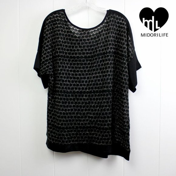 ROMEO & JULIET COUTURE Asymmetrical Top - Picture 2 of 6